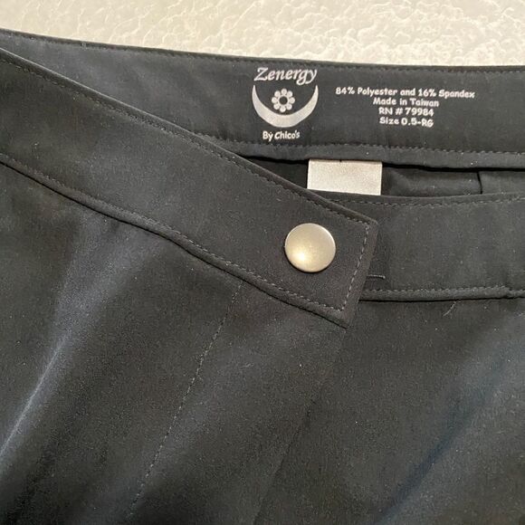 CHICO'S Zenergy Sz0.5 US S Dress Career Classic Comfort Straight Leg Trousers - Picture 9 of 13